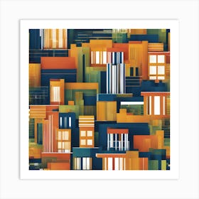 BB Borsa Building Art Art Print