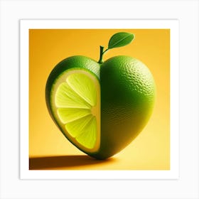 Heart Of Lime Art Print