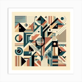 Abstract Geometric Design Art Print