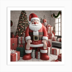 Santa Claus 4 Art Print