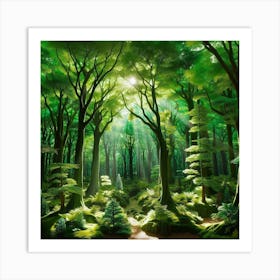 Forest Art Print