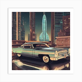 Futuristic Car 12 Art Print