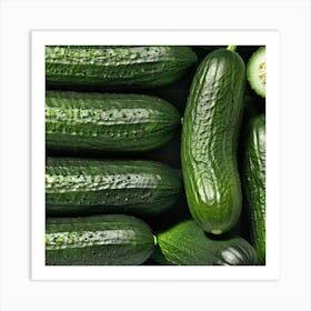 Cucumbers 1 Art Print