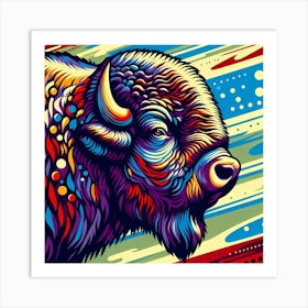 Bison 2 Art Print