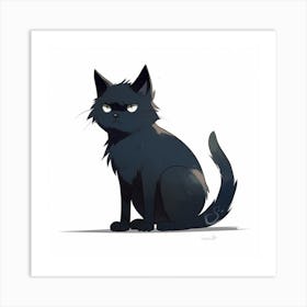 Black Cat 10 Art Print