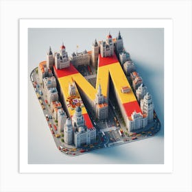 Madrid Art Print