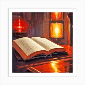 Open Book 11 Art Print