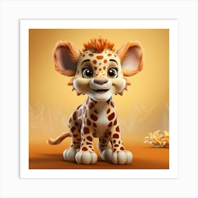 Lion Cub 11 Art Print