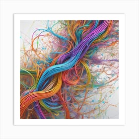 Wires 1 Art Print