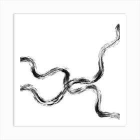 Coiled Snake Art Print