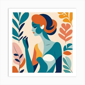 Portrait Of A Woman 9 Art Print