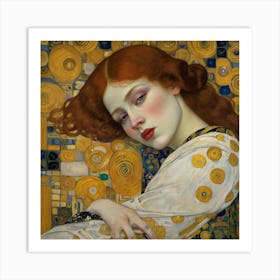 Klimt'S Woman 1 Art Print