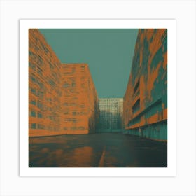 Abstract Cityscape Art Print