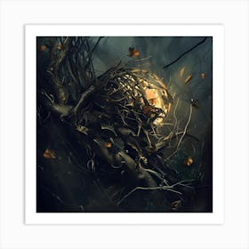 Spooky Forest Art Print