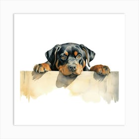 Rottweiler 1 Art Print