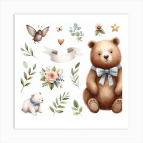 Bear 3 Art Print