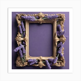 Lavender Frame 3 Art Print