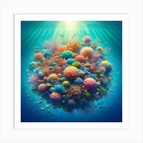 Coral Reef 3 Art Print