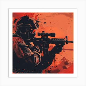 Sniper Art Print