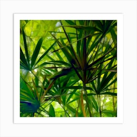 Palm Leaves Art Print