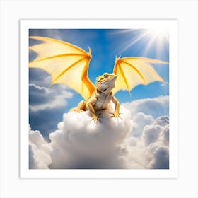 Angel Dragon Art Print