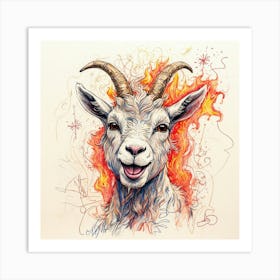 Goat! 16 Art Print