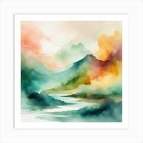 Ethereal Vista Art Print