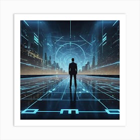 Futuristic Cityscape 21 Art Print