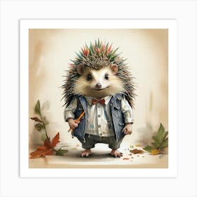 Hedgehog 42 Art Print