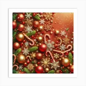 Christmas Background 34 Art Print