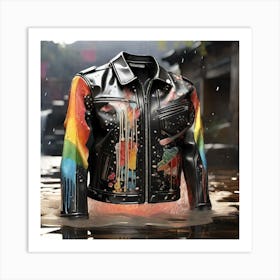 Leather Jacket Art Print Art Print