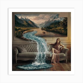 Waterfall 6 Art Print