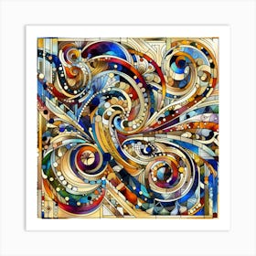 Abstract Painting 17 Art Print