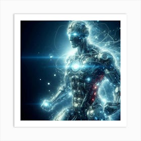 Sci-Fi Robot Art Print