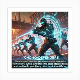 A Depiction Of The Chrono Defenders, Specialized S Art Print