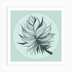 Palm Leaf Art Print