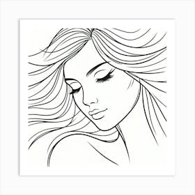 Portrait Of A Woman 2 Art Print