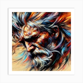 Portrait Of An Old Man 1 Art Print