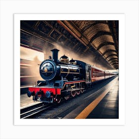Train In The Station Art Print
