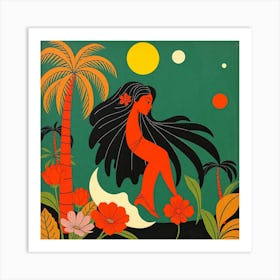 Hawaiian Girl 2 Art Print