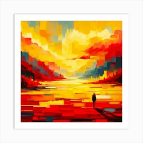 Sunset 4 Art Print