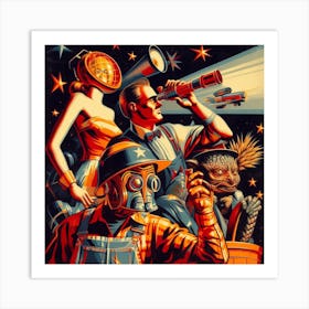 Spaced Out Art Print