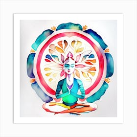 Yoga_1 Art Print