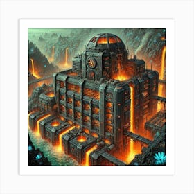 Thermal Barracks Art Print