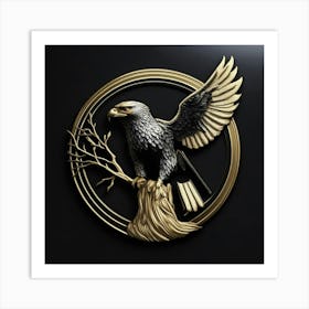 Hunger Games Logo Art Print