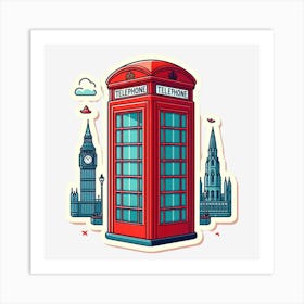 London Phone Booth Art Print