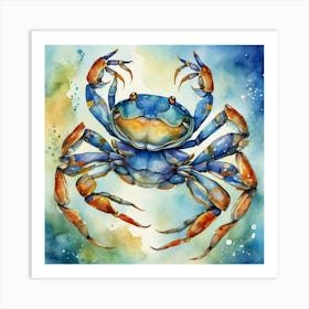 Blue Crab Art Print