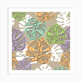 Tropical Leaves Art Print