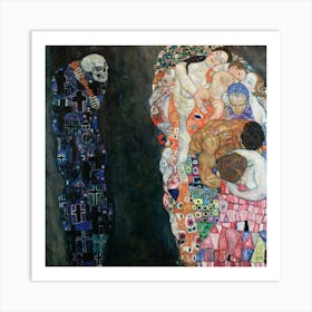 Klimt Dead Art Print