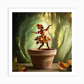 Dancing Plant 3 Art Print